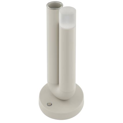 Brilliant - LED ściemnialna ładowalna dotykowa lampa stołowa zewnętrzna SAYU LED/2,5W/5V 2700K 2600 mAh IP44 szara
