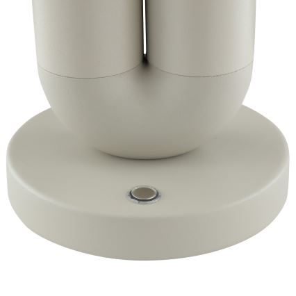 Brilliant - LED ściemnialna ładowalna dotykowa lampa stołowa zewnętrzna SAYU LED/2,5W/5V 2700K 2600 mAh IP44 szara