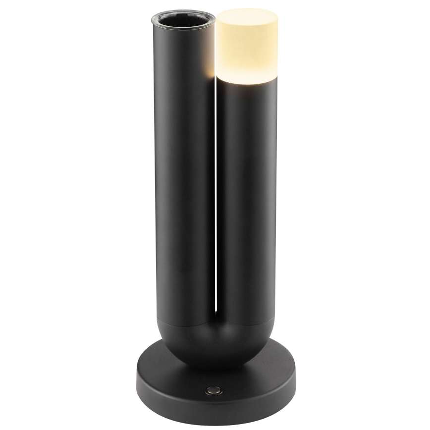 Brilliant - Ściemnialna ładowalna dotykowa zewnętrzna lampa stołowa SAYU LED/2,5W/5V 2700K 2600 mAh IP44 czarna