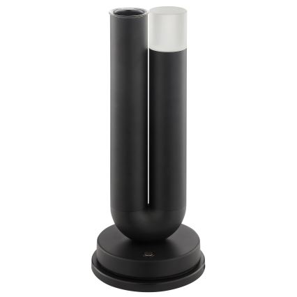 Brilliant - Ściemnialna ładowalna dotykowa zewnętrzna lampa stołowa SAYU LED/2,5W/5V 2700K 2600 mAh IP44 czarna