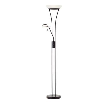 Brilliant - LED ściemnialna lampa podłogowa FINN 2xLED/13W/230V czarna