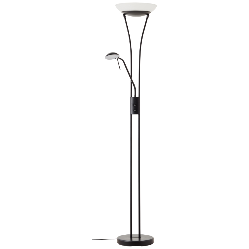 Brilliant - LED ściemnialna lampa podłogowa FINN 2xLED/13W/230V czarna