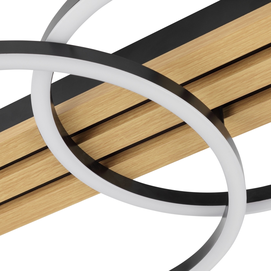 Brilliant - LED ściemnialna lampa sufitowa CALMA LED/21W/230V czarna