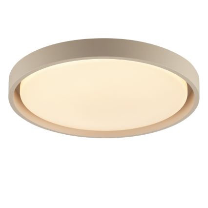 Brilliant - Ściemnialna lampa sufitowa LED SANOZ LED/24W/230V 3000-6500K śr. 41 cm beżowa + pilot zdalnego sterowania