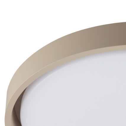 Brilliant - Ściemnialna lampa sufitowa LED SANOZ LED/24W/230V 3000-6500K śr. 41 cm beżowa + pilot zdalnego sterowania