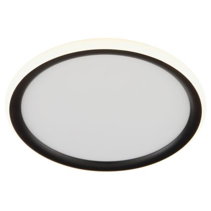 Brilliant - LED Ściemnialny plafon CARLOZ LED/16W/230V śr. 30 cm biały/czarny