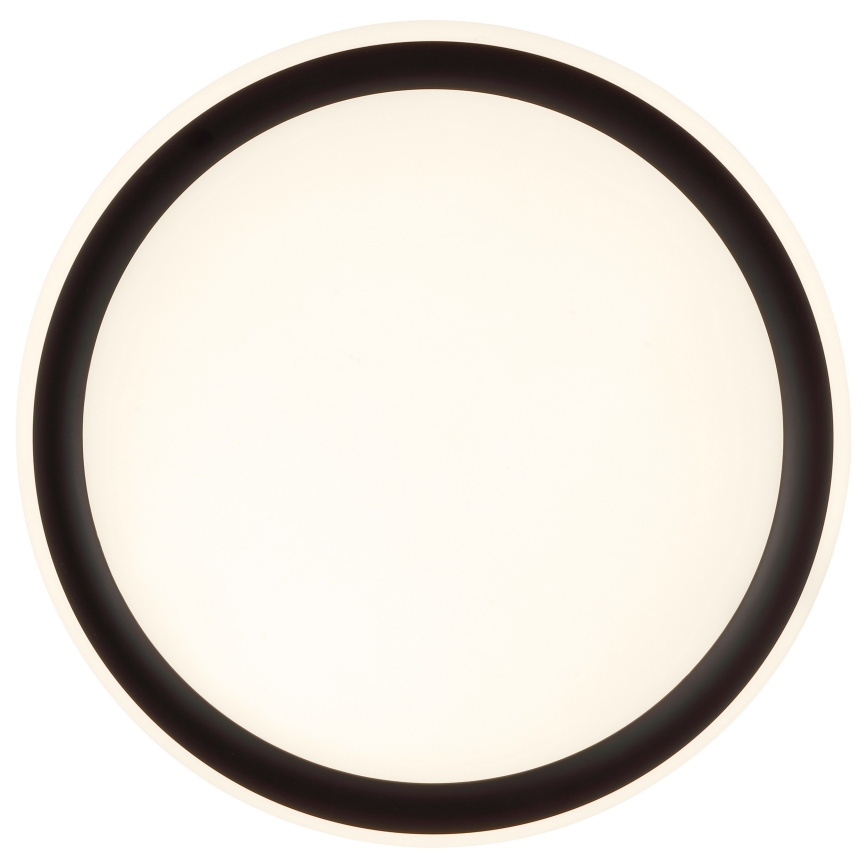 Brilliant - LED Ściemnialny plafon CARLOZ LED/16W/230V śr. 30 cm biały/czarny