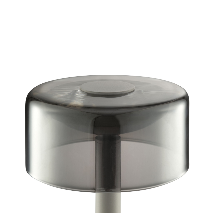 Brilliant - ściemnialna, ładowalna, dotykowa lampa stołowa zewnętrzna RAZOR LED/2,5W/5V 2700K 2600 mAh IP44 szara