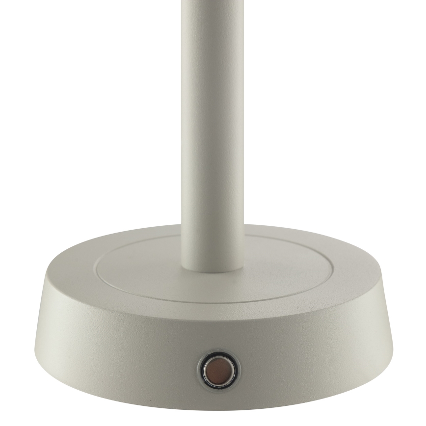 Brilliant - ściemnialna, ładowalna, dotykowa lampa stołowa zewnętrzna RAZOR LED/2,5W/5V 2700K 2600 mAh IP44 szara