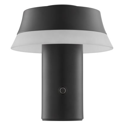Brilliant - Dotykowa, ściemniana, ładowalna lampa stołowa KINICH LED/2,5W/5V 2700K 2600 mAh czarna