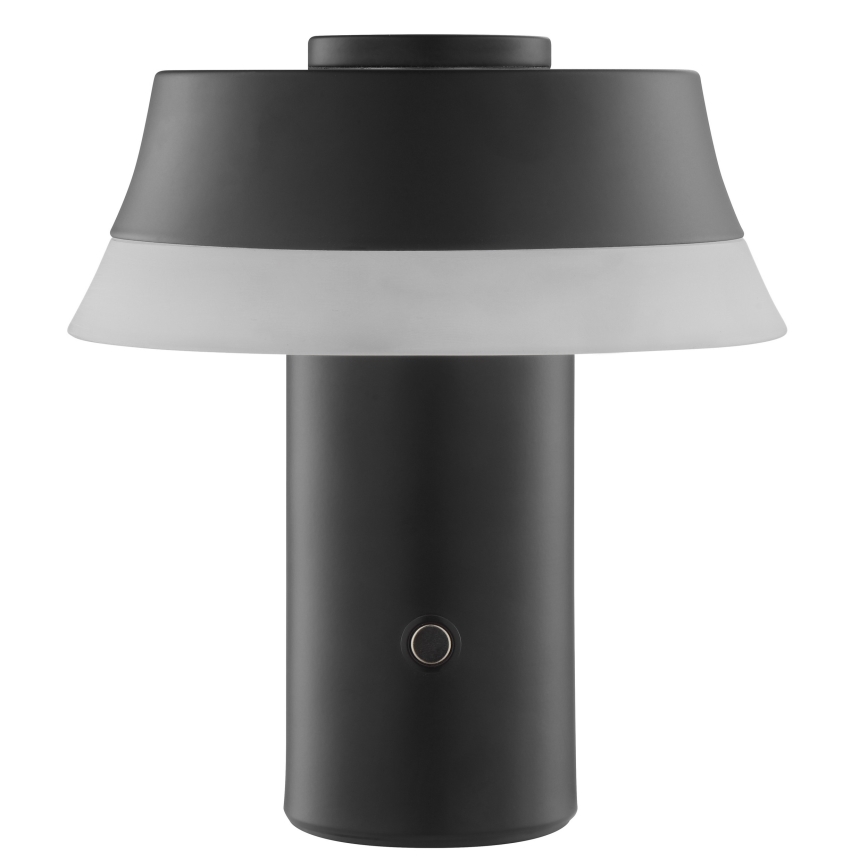 Brilliant - Dotykowa, ściemniana, ładowalna lampa stołowa KINICH LED/2,5W/5V 2700K 2600 mAh czarna