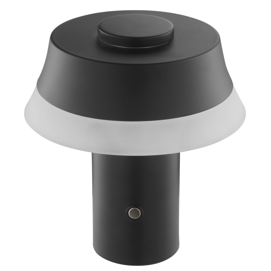 Brilliant - Dotykowa, ściemniana, ładowalna lampa stołowa KINICH LED/2,5W/5V 2700K 2600 mAh czarna