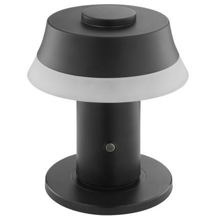 Brilliant - Dotykowa, ściemniana, ładowalna lampa stołowa KINICH LED/2,5W/5V 2700K 2600 mAh czarna
