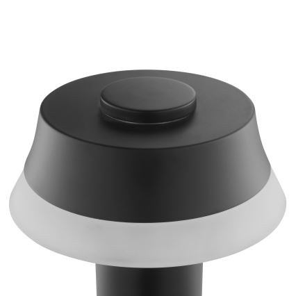 Brilliant - Dotykowa, ściemniana, ładowalna lampa stołowa KINICH LED/2,5W/5V 2700K 2600 mAh czarna