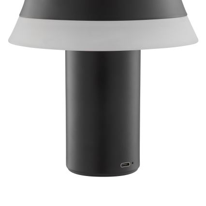 Brilliant - Dotykowa, ściemniana, ładowalna lampa stołowa KINICH LED/2,5W/5V 2700K 2600 mAh czarna