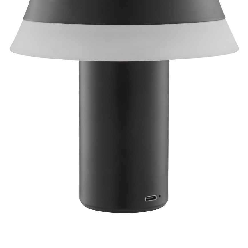 Brilliant - Dotykowa, ściemniana, ładowalna lampa stołowa KINICH LED/2,5W/5V 2700K 2600 mAh czarna