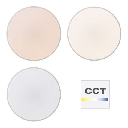 Brilliant - ściemnialna lampa sufitowa SLIMLINE LED/60W/230V 3000-6500K Ø 49 cm biała + pilot