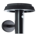 Brilliant - LED solarny kinkiet ścienny z czujnikiem ALVERO LED/4W/3,7V 2000 mAh IP44