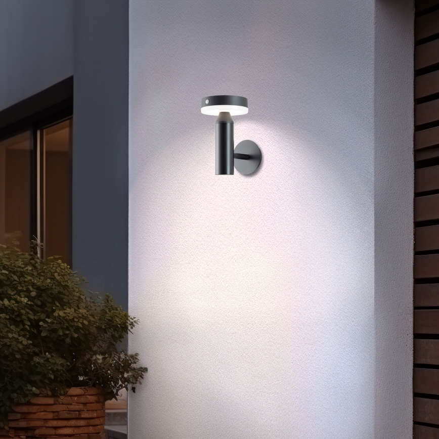 Brilliant - LED solarny kinkiet z czujnikiem MAGUA LED/4W/3,7V 2000 mAh IP44