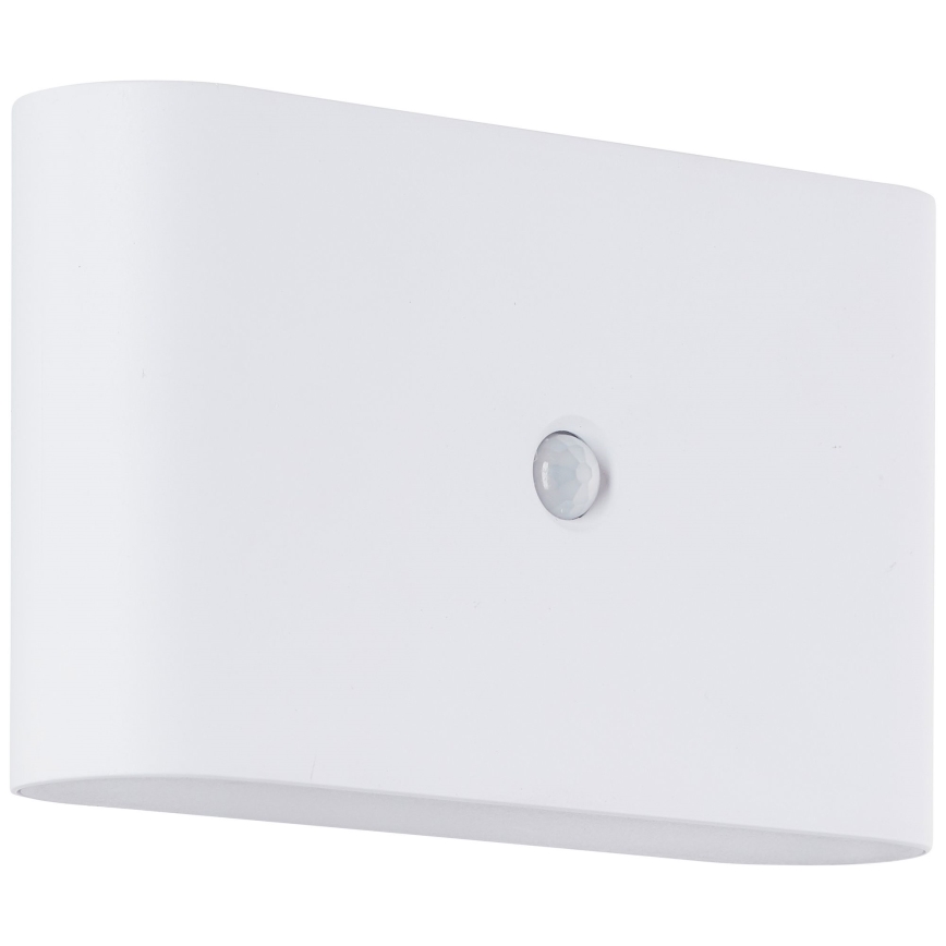 Brilliant - LED zewnętrzna naścienna lampa ładowalna z czujnikiem XINO LED/3W/5V 3600 mAh IP44 biała