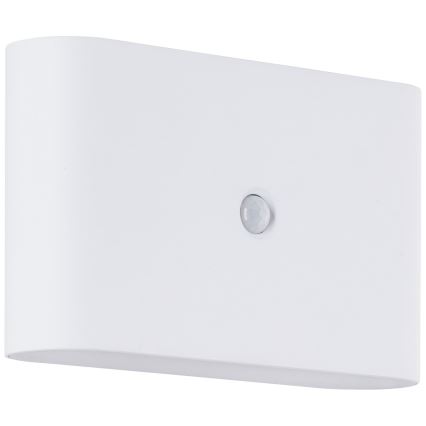 Brilliant - LED zewnętrzny akumulatorowy kinkiet z czujnikiem XINO LED/3W/5V IP44 biały