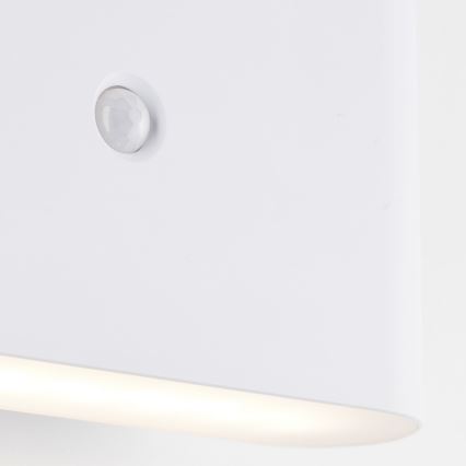 Brilliant - LED zewnętrzny akumulatorowy kinkiet z czujnikiem XINO LED/3W/5V IP44 biały