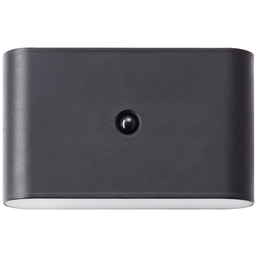 Brilliant - LED zewnętrzny akumulatorowy kinkiet z czujnikiem XINO LED/3W/5V IP44 czarny