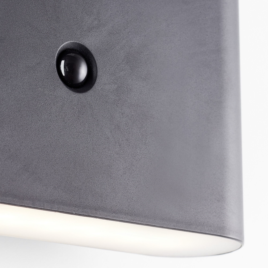 Brilliant - LED zewnętrzny akumulatorowy kinkiet z czujnikiem XINO LED/3W/5V IP44 czarny