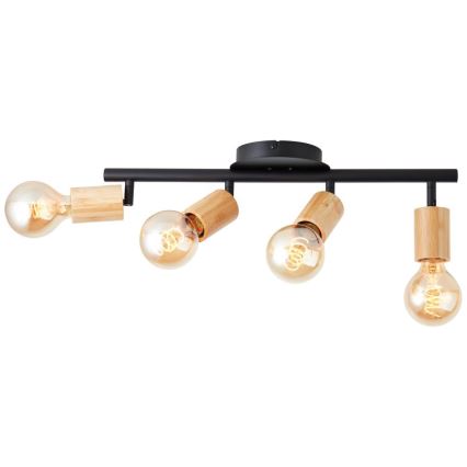 Brilliant - Oprawa punktowa 4xE27/28W/230V bambus