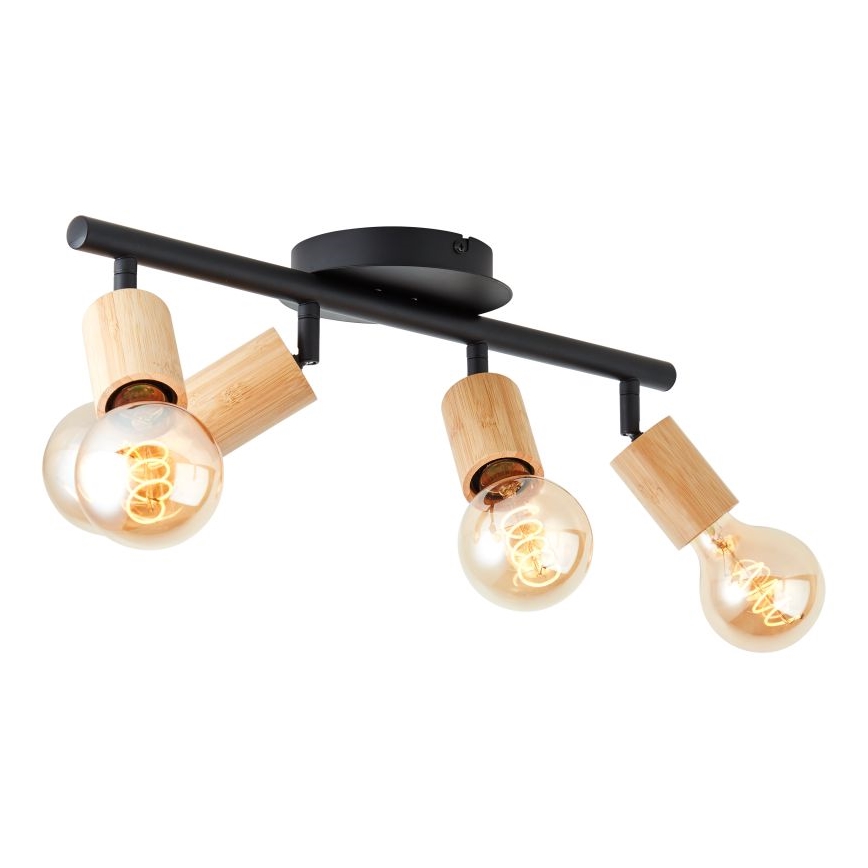 Brilliant - Oprawa punktowa 4xE27/28W/230V bambus