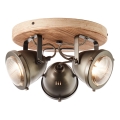 Brilliant - Oprawa punktowa CARMEN WOOD 3xGU10/5W/230V eukaliptus