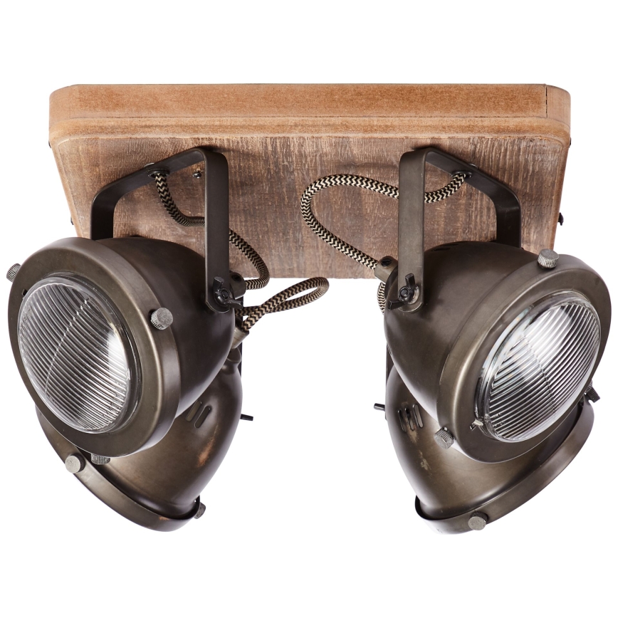 Brilliant - Oprawa punktowa CARMEN WOOD 4xGU10/5W/230V eukaliptus