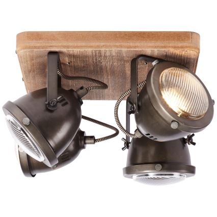 Brilliant - Oprawa punktowa CARMEN WOOD 4xGU10/5W/230V eukaliptus