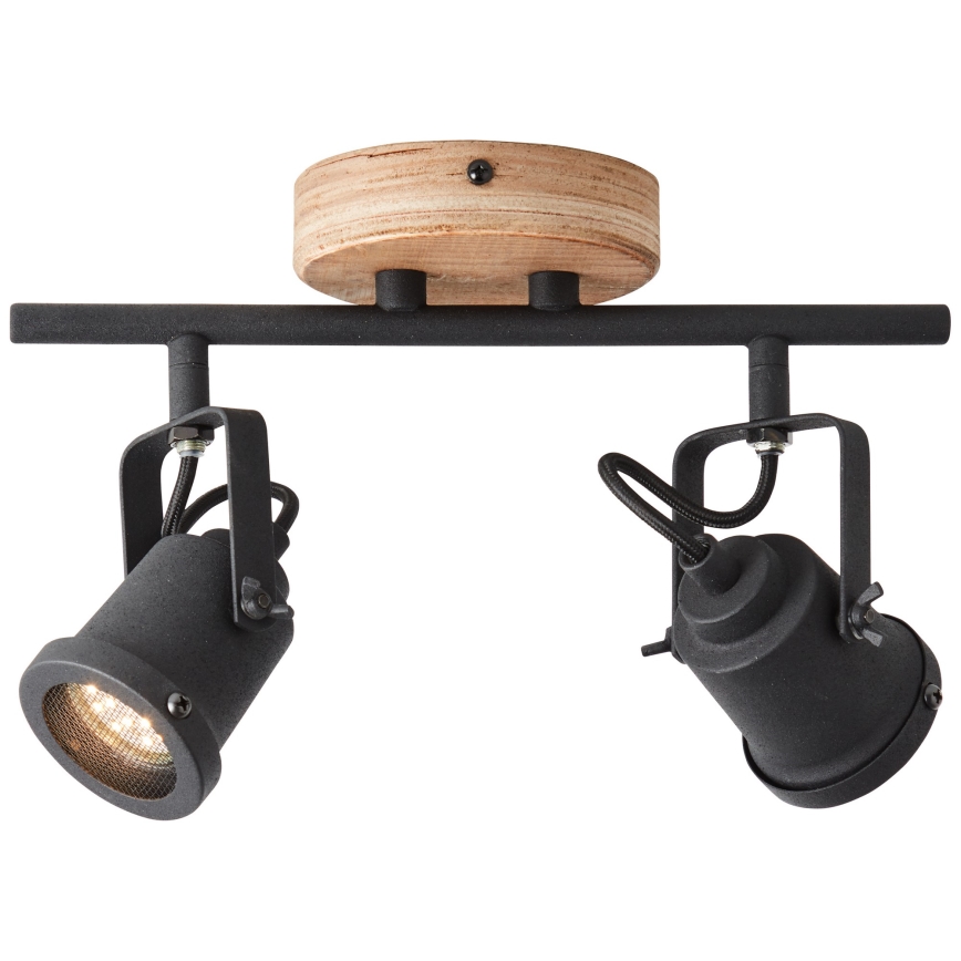 Brilliant - Oprawa punktowa INGE 2xGU10/6W/230V sosna