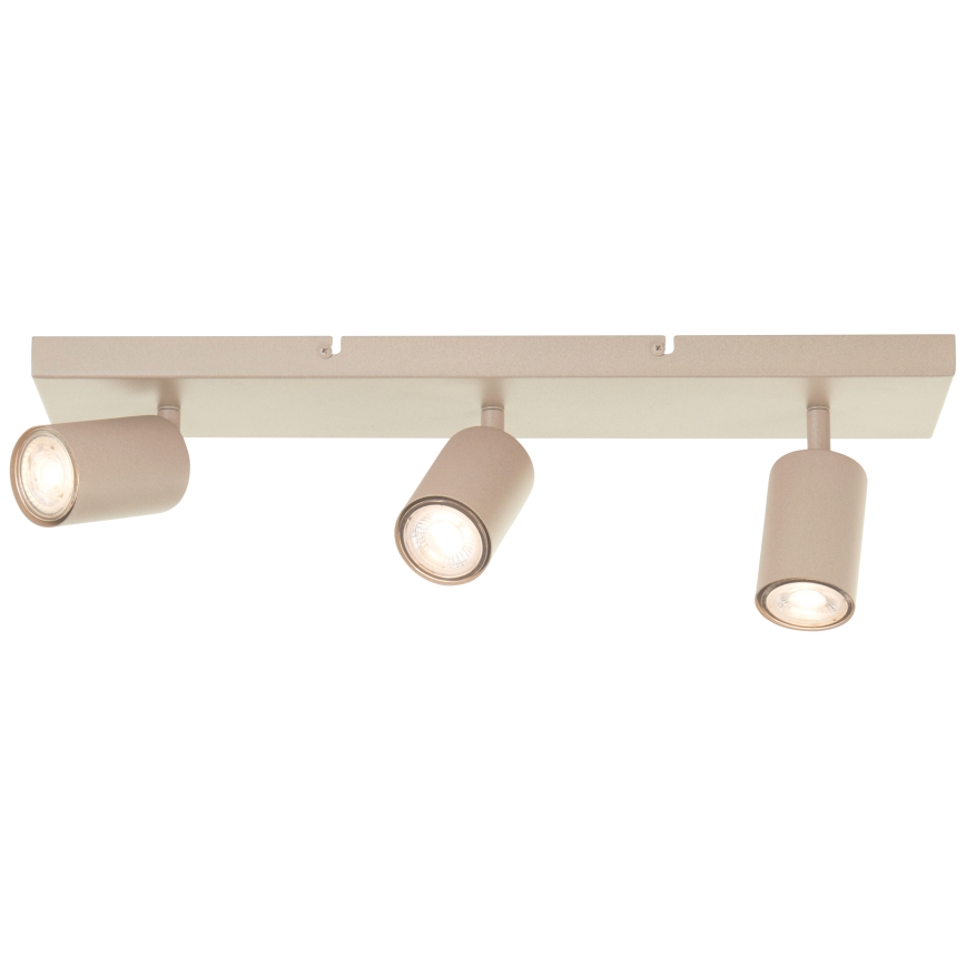 Brilliant - Oprawa punktowa LED JELLO 3xGU10/5W/230V beżowa