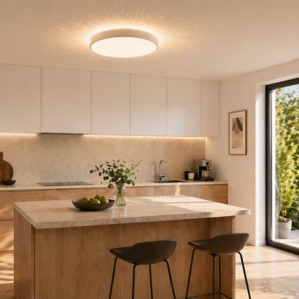 Brilliant - Oprawa sufitowa LED SOLISTRA LED/18W/230V Ø 34,5 cm biała