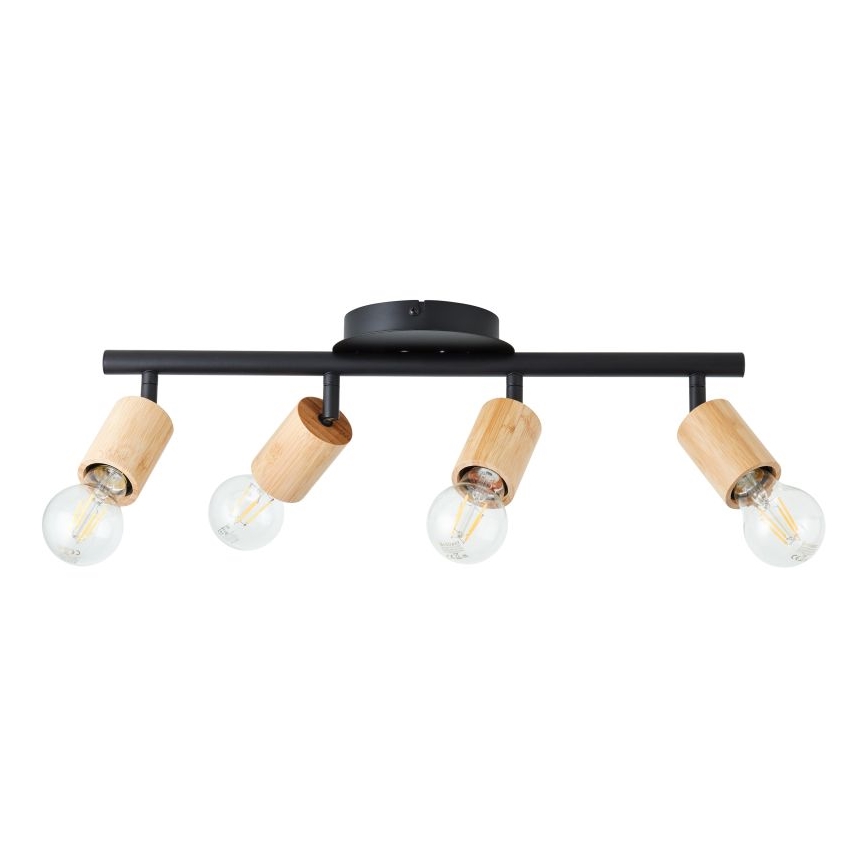Brilliant - Oświetlenie punktowe TIFFANY 4xE27/28W/230V bambus