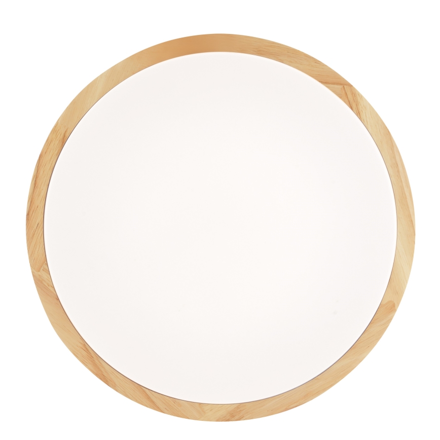 Brilliant - Lampa sufitowa LED do łazienki MOREEN LED/18W/230V 2700/4000/6500K śr. 34 cm IP44 drewno kauczukowe