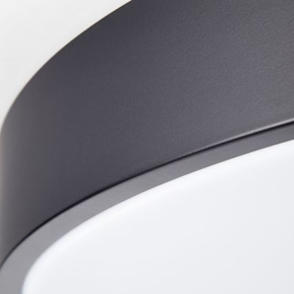 Brilliant - LED Ściemnialna lampa sufitowa SLIMLINE LED/60W/230V 3000-6500K średnica 49 cm czarna + pilot zdalnego sterowania