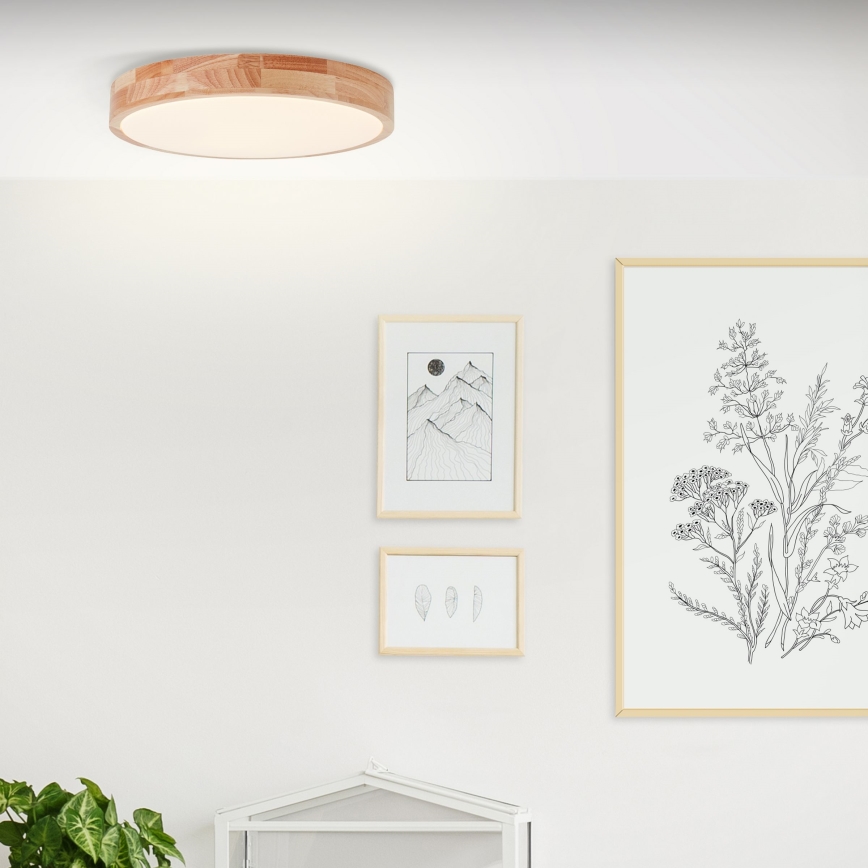 Brilliant - Plafon LED SLIMLINE LED/22W/230V Ø 39 cm kauczukowiec
