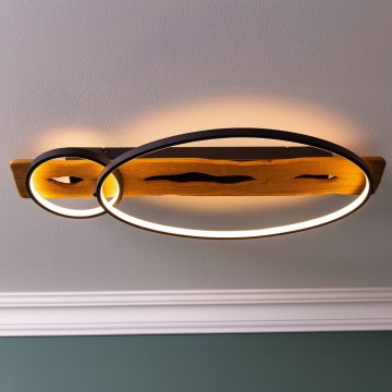 Brilliant - ściemnialna lampa sufitowa LED PIRUS LED/30W/230V 30x70 cm figowiec kauczukowy