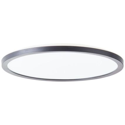 Brilliant - ściemnialna oprawa sufitowa LED SORELL LED/18W/230V 3000-6500K średnica 29 cm czarna + pilot zdalnego sterowania