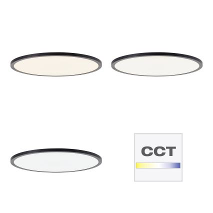 Brilliant - ściemnialna oprawa sufitowa LED TUCO LED/33W/230V 3000-6500K Ø 50 cm czarna + pilot zdalnego sterowania