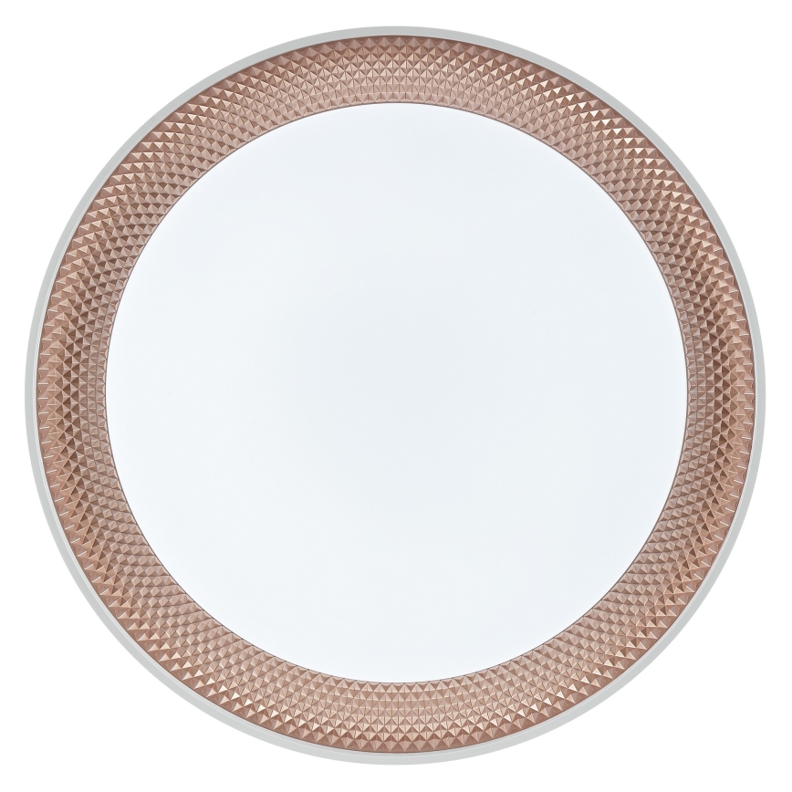 Brilliant - ściemnialna lampa sufitowa LED WALDO LED/36W/230V 3000-6500K Ø 48,5 cm biała/różowe złoto z pilotem