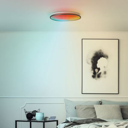 Brilliant - Ściemnialna lampa sufitowa RGBW HEIDA LED/30W/230V 3000-6500K + zdalne sterowanie