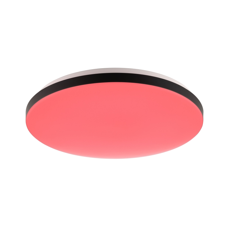 Brilliant - Ściemnialna lampa sufitowa RGBW LIVIO LED/20W/230V 3000-6500K śr. 49 cm czarny + zdalne sterowanie