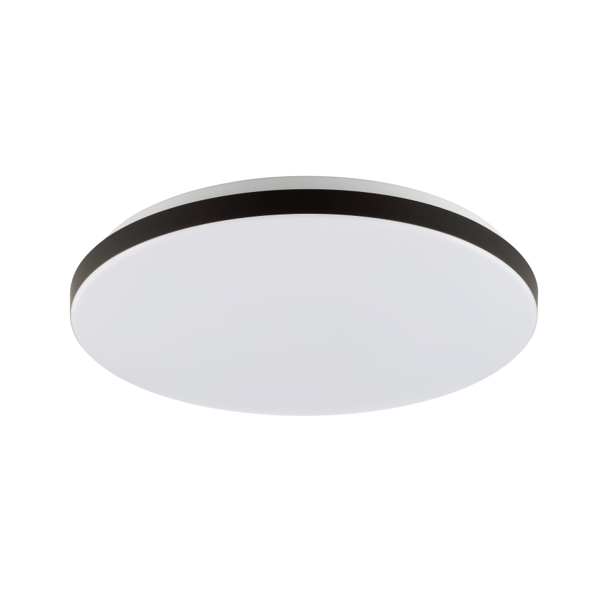 Brilliant - Ściemnialna lampa sufitowa RGBW LIVIO LED/20W/230V 3000-6500K śr. 49 cm czarny + zdalne sterowanie