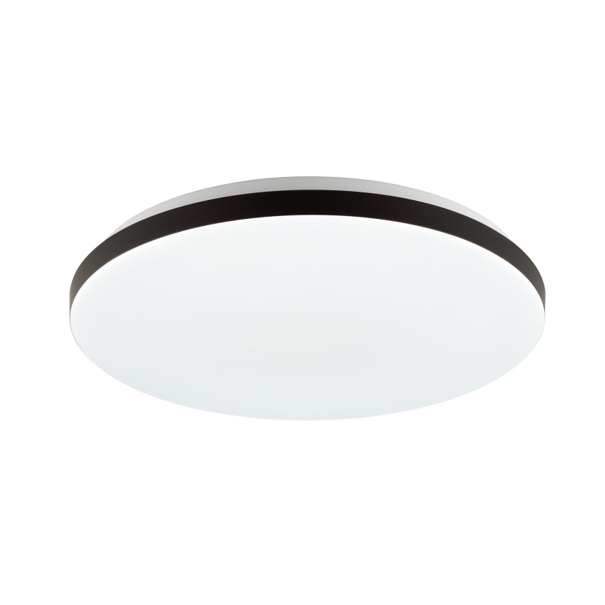 Brilliant - Ściemnialna lampa sufitowa RGBW LIVIO LED/20W/230V 3000-6500K śr. 49 cm czarny + zdalne sterowanie