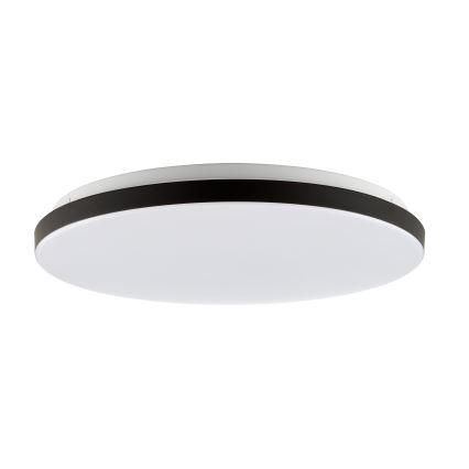 Brilliant - Ściemnialna lampa sufitowa RGBW LIVIO LED/20W/230V 3000-6500K śr. 49 cm czarny + zdalne sterowanie