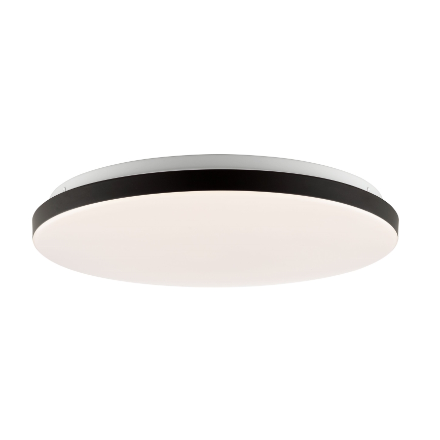Brilliant - Ściemnialna lampa sufitowa RGBW LIVIO LED/20W/230V 3000-6500K śr. 49 cm czarny + zdalne sterowanie